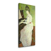 Obraz na plátne Vincent van Gogh - Marguerite Gachet pri klavíri | rôzne rozmery